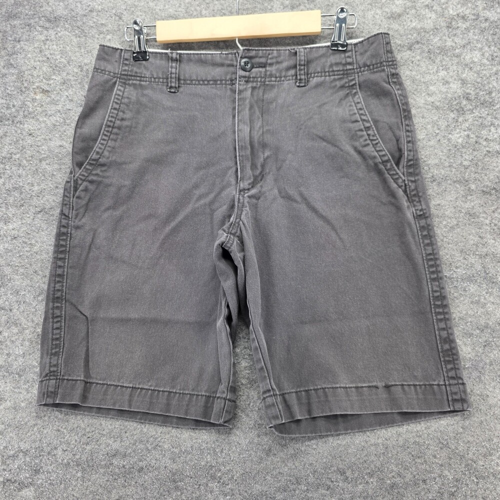 Old Navy Khaki Shorts Mens 29 Gray Broken In Chino